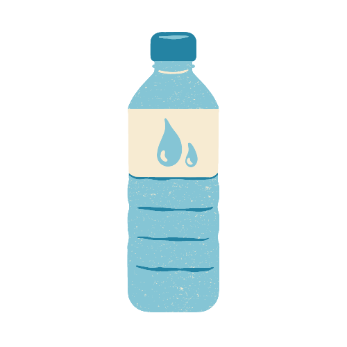 Dit is een afbeelding van een water fles